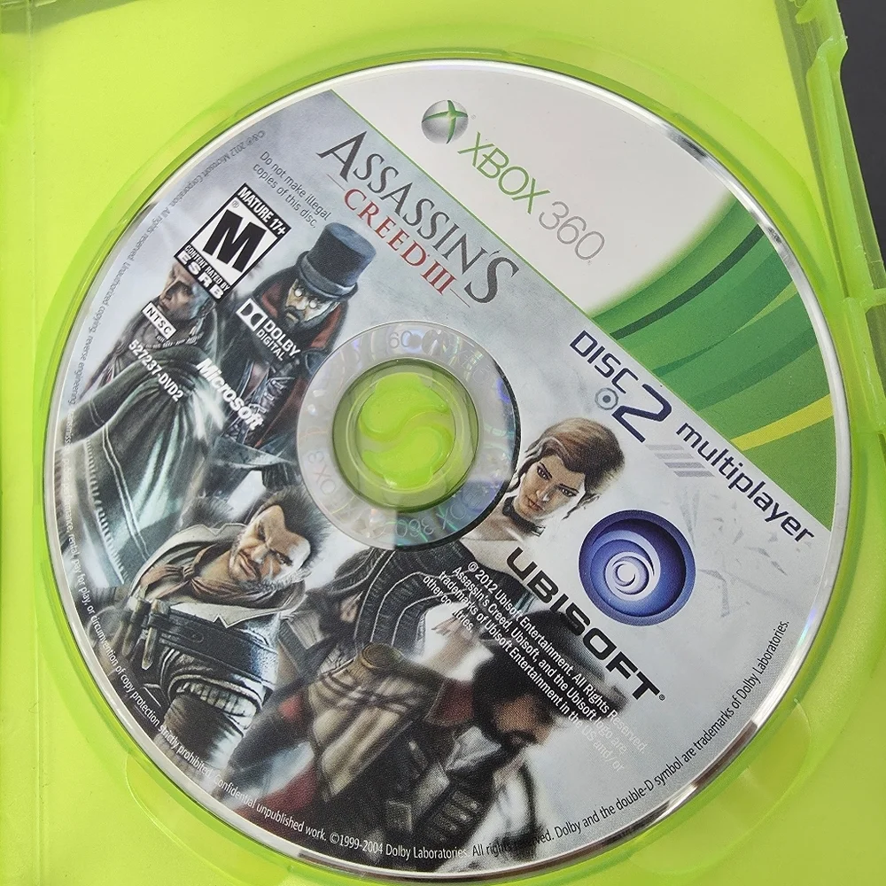 Assassin's Creed III (Xbox 360) - Green Case by Ubisoft